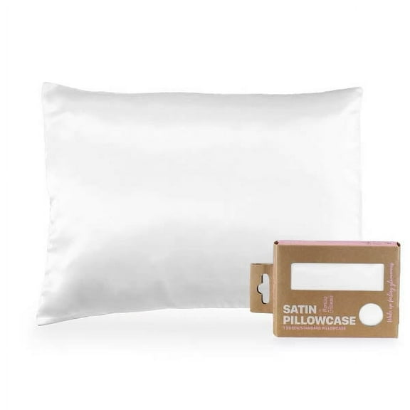 Morning Glamour Eco Friendly Packaged Standard/Queen Satin Pillowcase