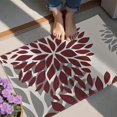 thumbnail image 4 of Bohemian Retro Floral Non-Slip Entryway Door Mat,Boho Indoor Decor Durable Low Plush Door Mat,Washable Welcome Rug for Patio Hallway Home Decor 20x32 Inches, 4 of 6