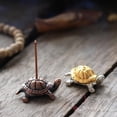 thumbnail image 1 of Sentmoon Entryway Table Decor Dining Table Centerpiece Decor Metal Material Turtle Incense Stick Holders Incense Burners Holders Incense Plug Holders and Slender Stick Of Incense Fixed Ornament, 1 of 7