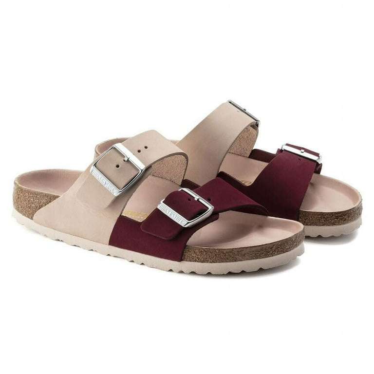BIRKENSTOCK Arizona Split Color block Nubuck Sandals - A Modern