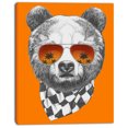 thumbnail image 2 of Ours Drôle avec Lunettes de Soleil - Impression sur Toile Animal, 2 of 3