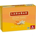 thumbnail image 2 of Larabar Fruit & Nut Bar Gluten Free No Sugar Added Orange Sorbet -- 8 Bars Pack of 3, 2 of 3