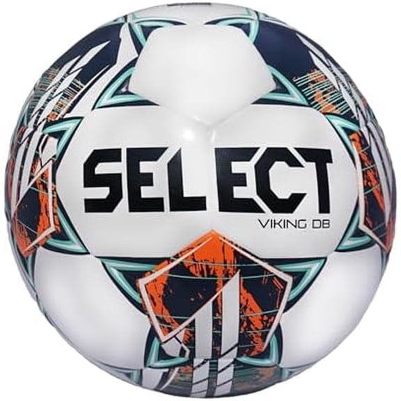 Viking DB Soccer Ball, White/Teal/Orange V24, Size 5$$Sport & Recreation Other