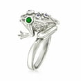 thumbnail image 2 of HOOUN 925 Silver Rings Women Green Wedding Engagement Ring Jewelry Size 6-10-#2-10, 2 of 3