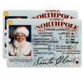 thumbnail image 1 of OUSITAID Santa Lost Driver‘s License Card DIY Santa Lost ID Card Santa License Christmas Tree Decoration, 1 of 10