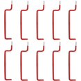 thumbnail image 2 of 10 Pcs Bicycle Hooks, Screw-in Storage Hooks Hanger for Garage/Ceiling/Wall(Red, Without Anchors), 2 of 3