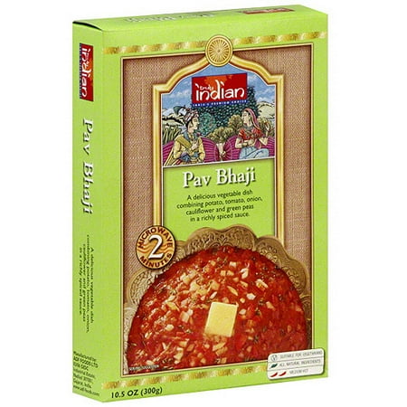 ***Discontinued by kehe 06_29***Truly Indian Medium Hot Pav Bhaji, 10.5 oz (Pack of 6)