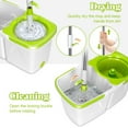 thumbnail image 5 of Masthome Spin Mop with Mop Buckets Wringer System for Floor,Mop Set with 3 Microfiber Mop Pads, 5 of 7