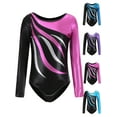 thumbnail image 5 of BULLPIANO 5-13Y Leotard for Girls Gymnastics Ballet Dance Leotard Long Sleeve Shiny Sparkle Unitards Activewear, 5 of 5