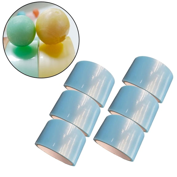 6x Creative Sticky Ball Rolling Tapes DIY Making Ball Toys for Scrapbook Kids , Blue