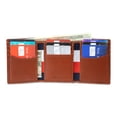 thumbnail image 4 of Monedero con parche con el logotipo de Tommy Hilfiger en tres pliegues, color coñac, 4 of 5