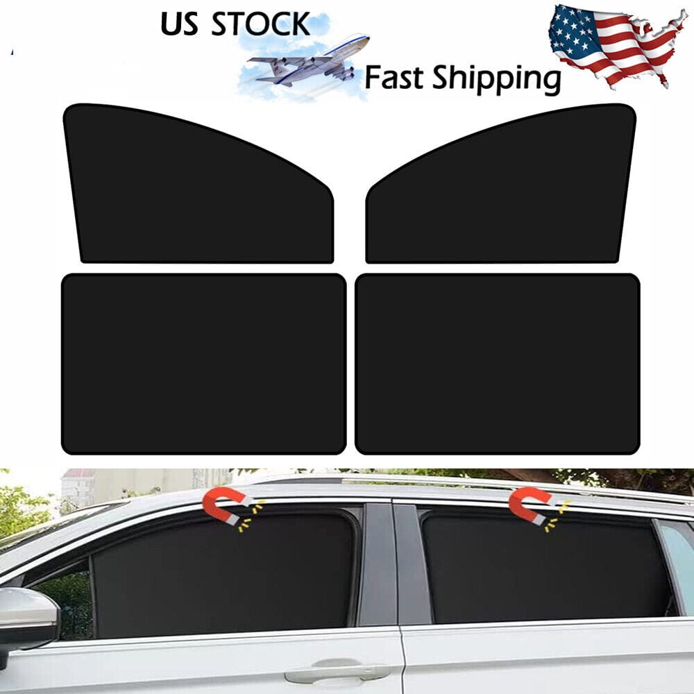 KANCOKIT Car Magnetic Window Shade for Baby,  Universal Car Sunshades for Side Window, Anti UV Cars Window Covers, 100% Protection from Sunlight & Heat, Easy to Install Vehicle Curtian for Sleeping