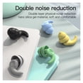 thumbnail image 4 of TFixol Bouchons d'Oreilles en Silicone Réduisant le Bruit pour la Natation, le Sommeil et l'Utilisation Industrielle - Imperméables, Confortables et Réutilisables en Gris, 4 of 6
