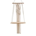 thumbnail image 1 of Estante para colgar en la pared de macramé bohemio, tapiz elegante borla organizador de decoración para adorno de pared dormitorio de boda apartamento SM SunniMix Estante para colgar en la pared, 1 of 8