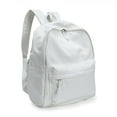 thumbnail image 1 of Zicac Unisex DIY Canvas Backpack Daypack Satchel Backpack(Natural White), 1 of 4
