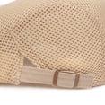 thumbnail image 6 of Men's Mesh Flat Cap Breathable Summer Newsboy Hat Beret Cabbie Ivy Hat Gatsby Newsboy Hat for Driving Hunting, 6 of 6