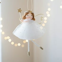 FastXmas Christmas Plush Doll Decorations Christmas Tree Hanging Ornament Dolls Decorative Plush Angel Pendants Christmas Hanging Decorations for Home Decoration Holiday Party Decor