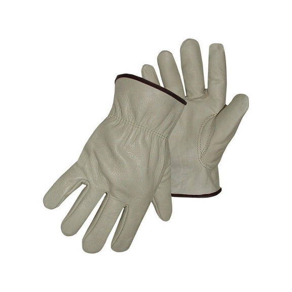 Boss 7668882 Tan Mens Indoor & Outdoor Driver Winter Work Gloves, Large - Pack of 2