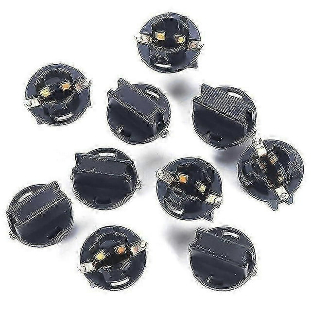 10pcs T10 Socket Dashboard Instrument Panel Socket T10 W5w 168 192 194 Twist Lock Wedge Ba