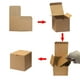 thumbnail image 5 of Cajas de regalo Bonfasvo, 30 unidades, 10 x 10 x 10 cm, papel kraft marrón, 5 of 7