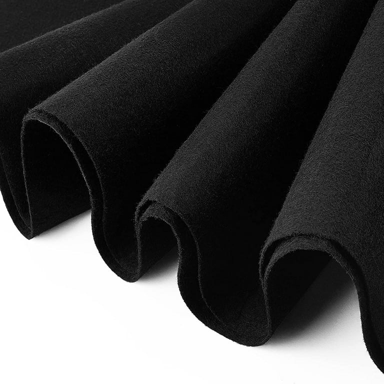 10FT 15.75 Inch Wide Black Felt Roll Craft Felt Nonwoven Fabric Sheets  Great Felt for Crafts Patchwork Sewing Costumes 
