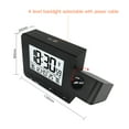 thumbnail image 4 of Projection Alarm Clock for Bedroom, USB Charging Digital Clock, 180 Rotable Time Temperature Projection, 7 Languages Calendar, Dimmable, 4 of 8