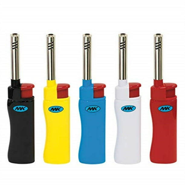 5 pc mk windproof refillable candle lighter