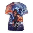 thumbnail image 1 of Camiseta De Hombre Mortal Kombat Con Estampado 3d, 1 of 5
