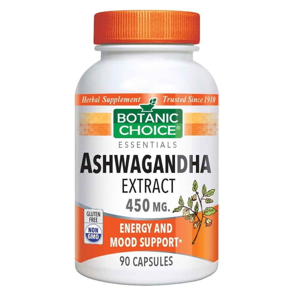 Botanic Choice Ashwagandha Extract,90 Capsules