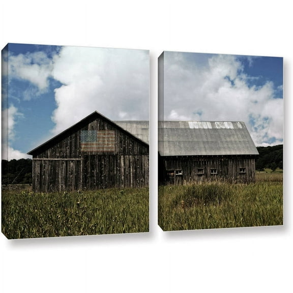 ArtWall Kevin Calkins "Country" 2-Piece Gallery-Wrapped Canvas Set