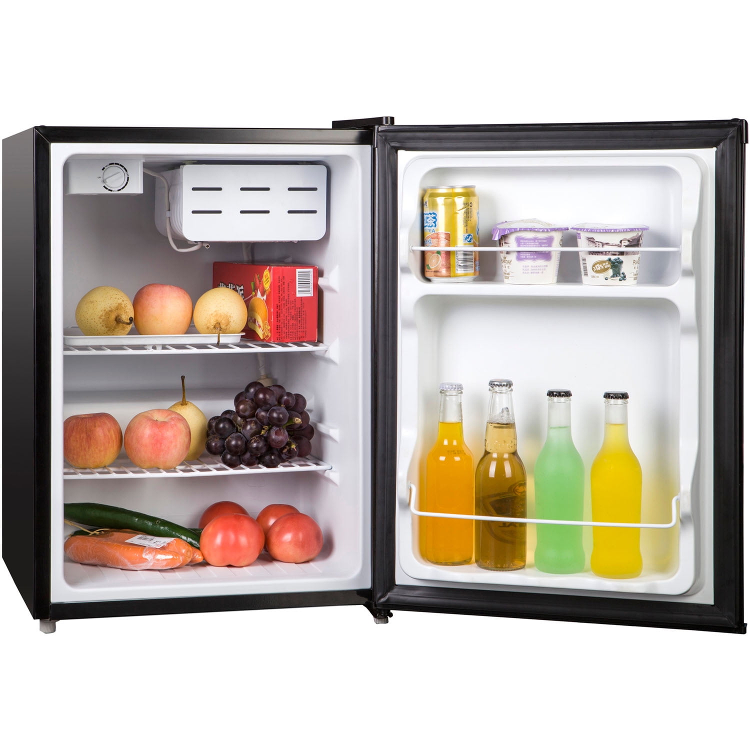 Magic Chef Mini Fridge With True Freezer In Stainless Look HMTR450SE