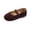 Brown, variant on Toddler Girls Princess Flat Shoes, Non Slip Soft Comfort Sole Slip On Lightweight Dress Footwear for Everyday Use Mint Green 7-8 Years