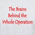 thumbnail image 3 of CafePress - Brains Behind The Operation T Shirt - Men's Classic Graphic T-Shirt, 3 of 4