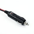 thumbnail image 6 of Yannee 12 Volts Heavy Duty 15A Male Plug Cigarette Lighter Adapter Power Supply Cord,Cigarette Lighter Male Plug with 19 inch Extension Cable, 6 of 12