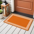 thumbnail image 4 of 2x3 Ft Entryway Area Rug, Burnt Orange Geometric Kitchen Rug Runner Washable Floor Mat, Country Greece Key Art Non Slip Indoor Door Mat Throw Carpet for Bathroom Living Room Bedroom, 4 of 8