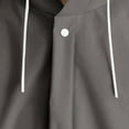 thumbnail image 4 of Ndcxsfigh Chubasquero Largo para Adultos Con Cordón Chubasquero para Hombres Mujeres Y Adultos (negro), 4 of 9