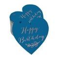 thumbnail image 1 of Inkdotpot Rose Gold Foil Paper Hang Tag Happy Birthday Favor Tag 50 Pieces, 1 of 1