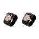 thumbnail image 2 of Sonducket Reloj de para hombre, reloj de de aleación de cuero, relojes de para marido y novio, accesorios de visualización de tiempo, negocios Negro 2Conjunto, 2 of 6