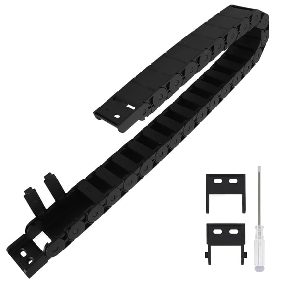 Cadena portacables LmioeTool R28/38 15 mm x 30 mm, negra, 1 m