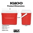 thumbnail image 4 of Igloo 28 QT Laguna Hard-Sided Ice Chest Cooler, Red, 4 of 14