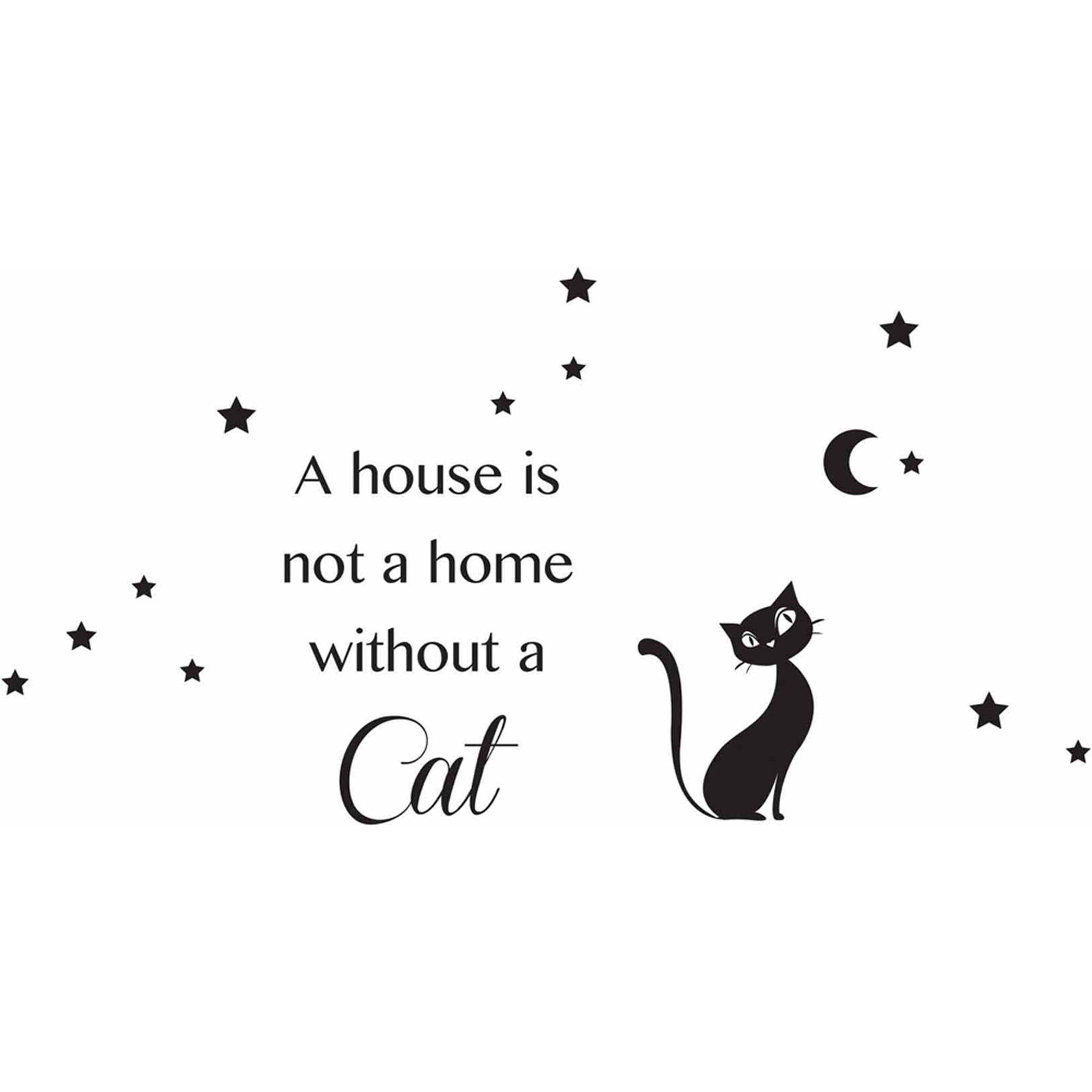 Home Decor Line Cat Silhouette Decals