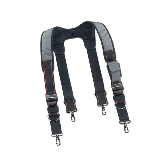 Arsenal 5560 Padded Adjustable Tool Belt Suspenders w/ Front Pocket