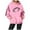 Pink, variant on Womens Sweatshirt No Hoodie Womens Hoodie Sweatshirt Zip up Sweater with Colla Shirt Women Light Weight Women's Sweat Shirts Fall for Women Women's Hoodies And Sweatshirts For Fall And Winter Blue XXL