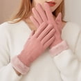 thumbnail image 2 of Guantes de invierno para mujer, para ciclismo, esquí, equitación, resistentes al viento, con pantalla táctil fría, guantes gruesos y cálidos, 2 of 6