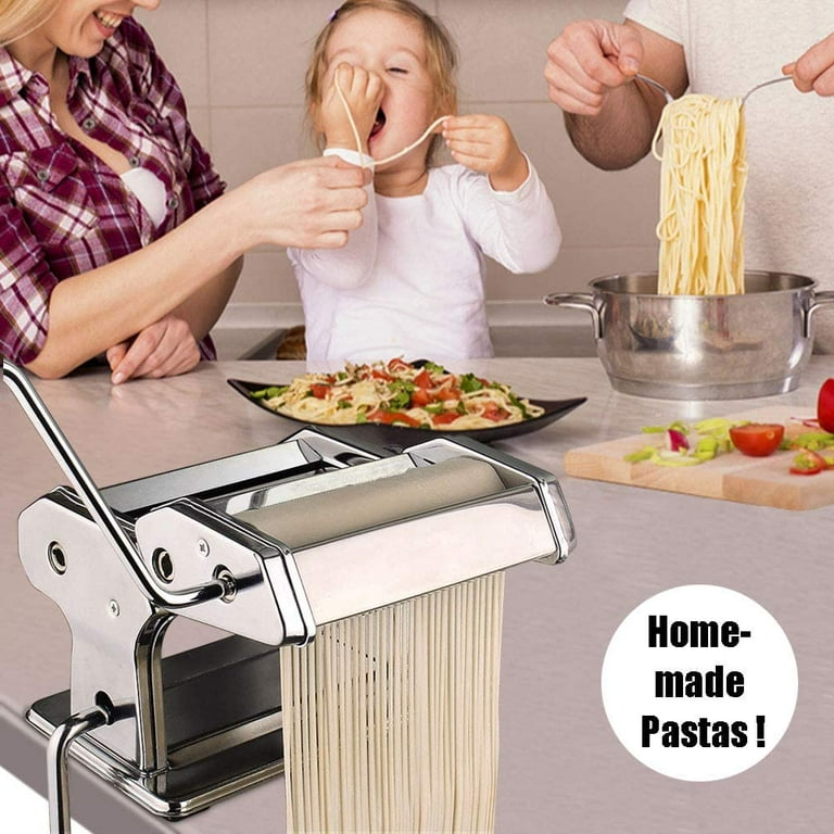Manual Pasta Maker Stainless Steel Noodle Press Cut, Sheeter, Ravioli,  Dumplings, Shell Tools Easy To Use For Homemade Linguine & Spaghetti Makers  From Eh7b, $108.19