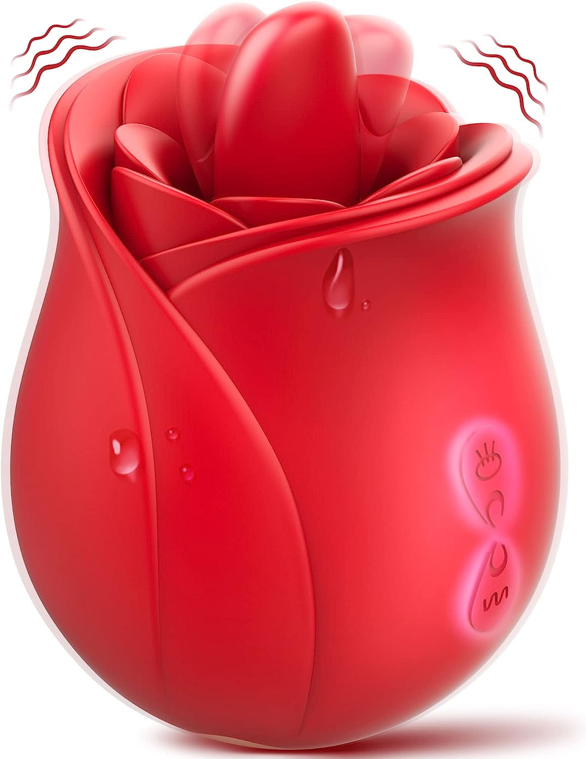 wife as sex doll Rose Sex Stimulator for Women,KERERO Licking Vibrators with 7 Modes, G Spot  Vibrator Adult Toys, Rose Toy for Women,Adult Sex Toys