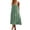 Z-Green66, variant on JIAYUE Women's Dress V-Neck Spaghetti Strap Knee-Length Design Sleeveless Open Back Loose Fit Casual Robe Homewear Maxi Long Versatile Female Dresses