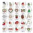 thumbnail image 3 of Wreath Napkin Rings Christmas Trees Napkin Holder Buckles for Christmas Holiday Wedding Party Dinner Table Decoration, 3 of 8