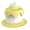 C004- Yellow, variant on Birthday CakeforDogs, Dog Birthday Cake, Decorative Sculpted Piece, 6X9 In, Food-Grade Silicone, Pet Serving, Dog Parties, Light Blue, Single Unit
