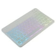 thumbnail image 1 of 10 inch Wireless BT Keyboard Ultra-thin Rechargeable BT Keyboard Three-system Compatible Mixed Light Effect White, 1 of 8